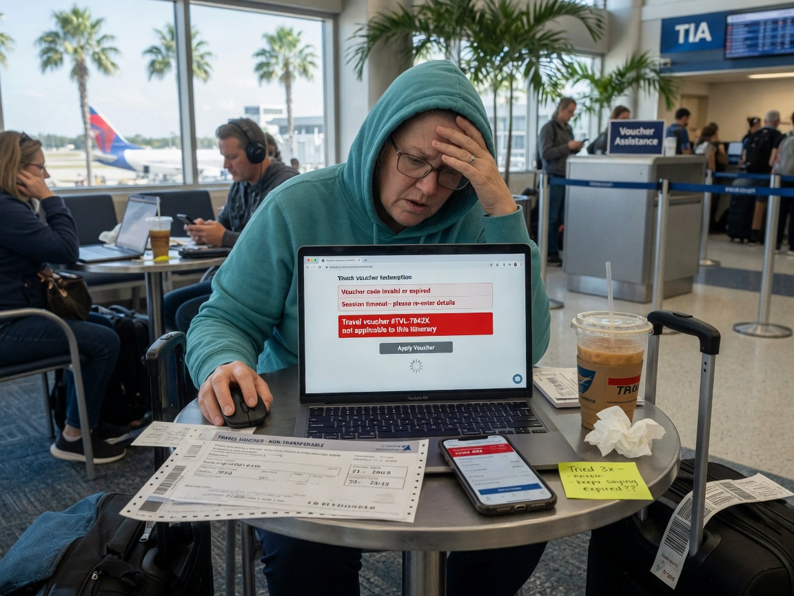 Troubleshooting Errors When Using Travel Vouchers Online