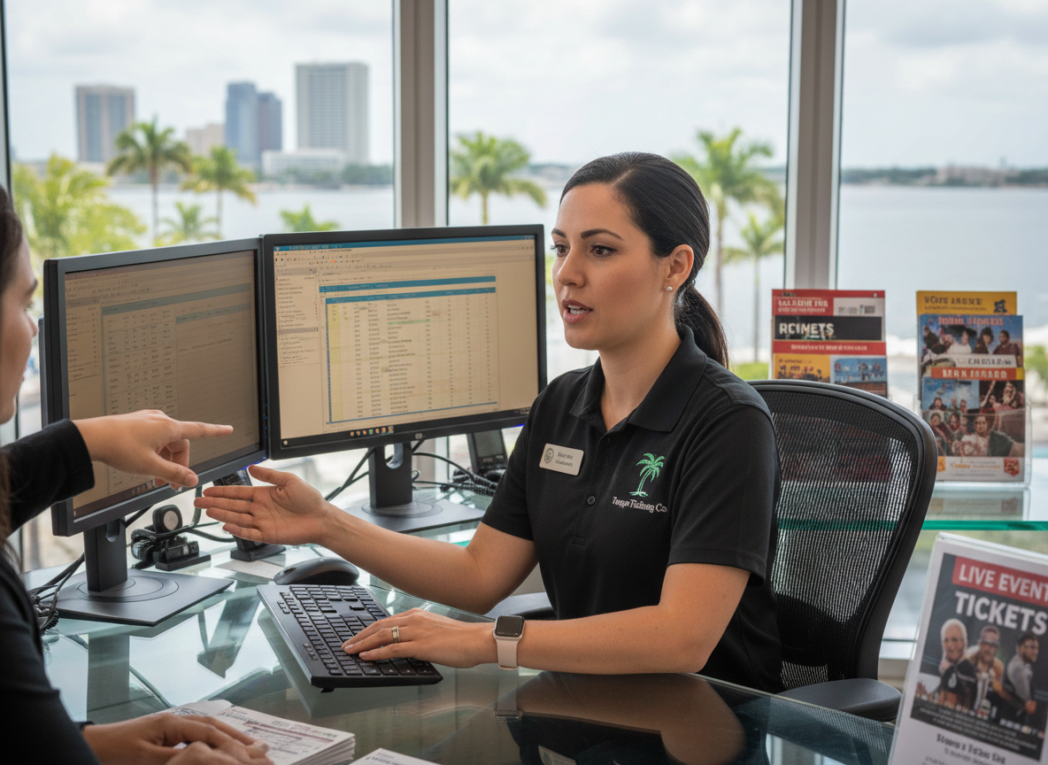 Live Agent Ticket Purchasing in Tampa